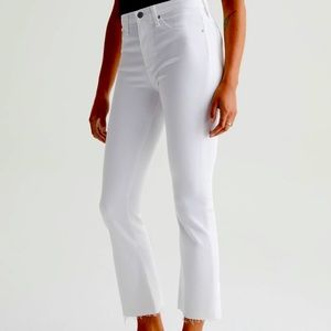 Never been worn AG jeans, white, size 28.